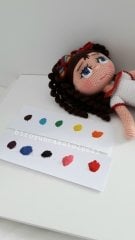 AMİGURUMİ MAKYAJ TOZU - YÜZ BOYASI