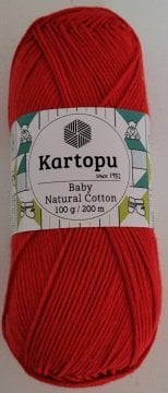 KARTOPU BABY NATURAL- K166 KIRMIZI