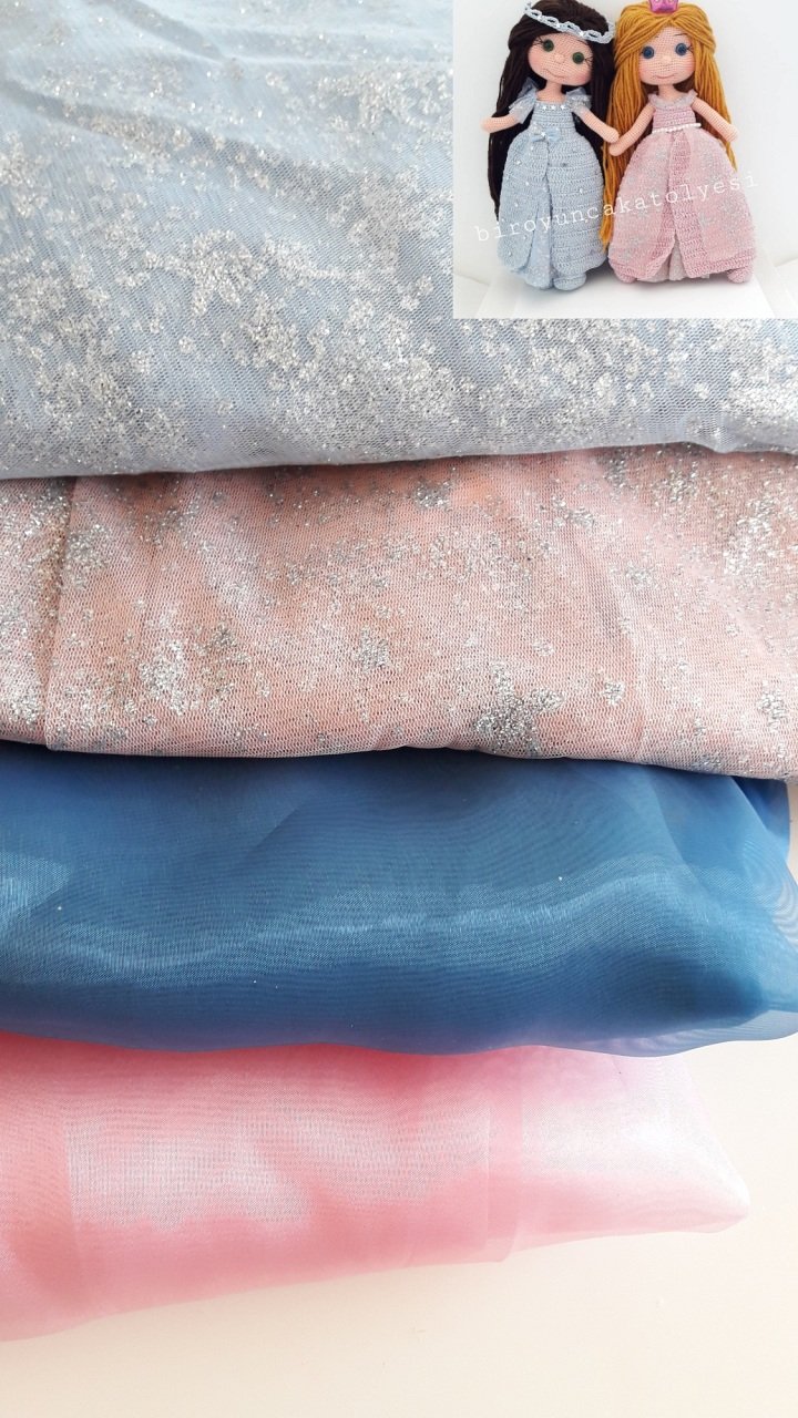 PRENSES ELBİSE TÜL KUMAŞ