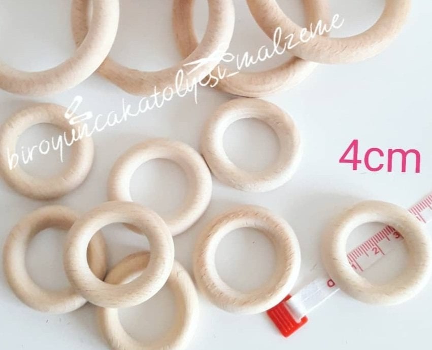 AHŞAP HALKA 3CM ( mini)