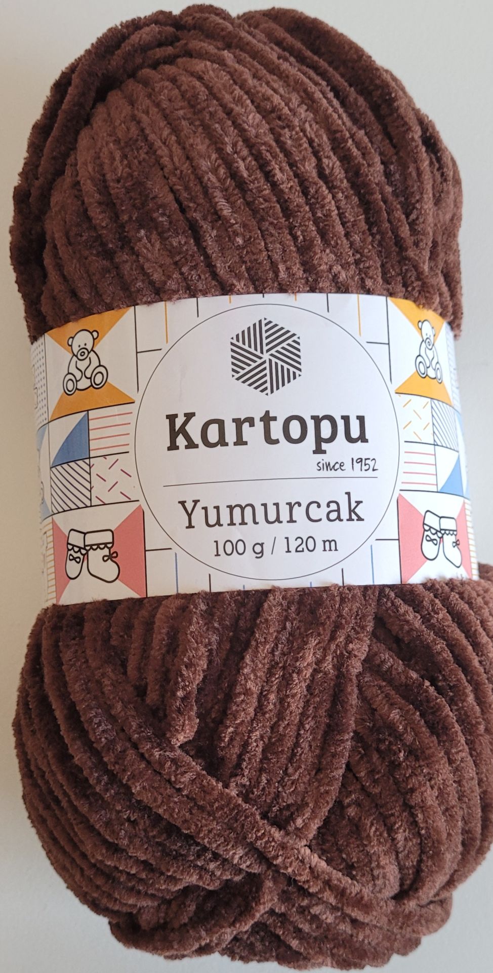 KARTOPU KADİFE - KAHVE - K818