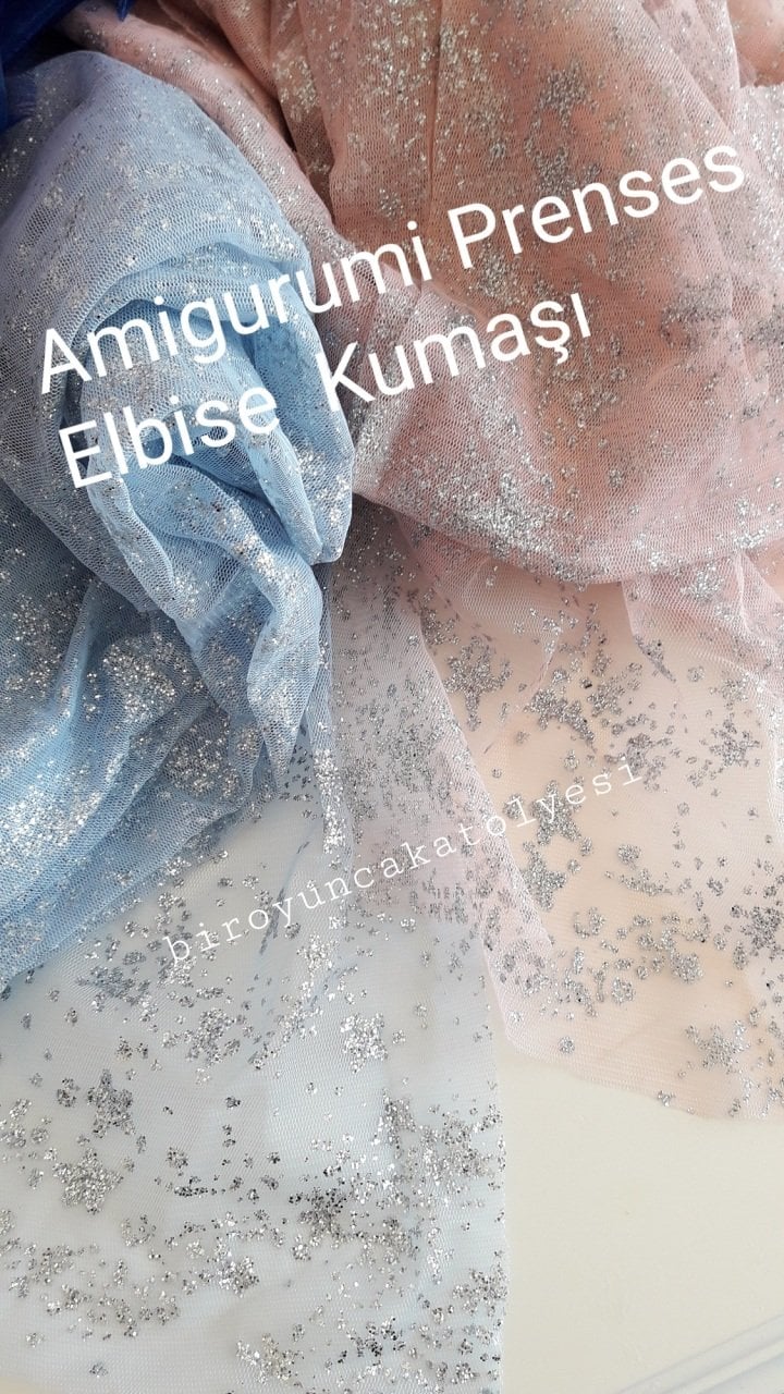 PRENSES ELBİSE TÜL KUMAŞ