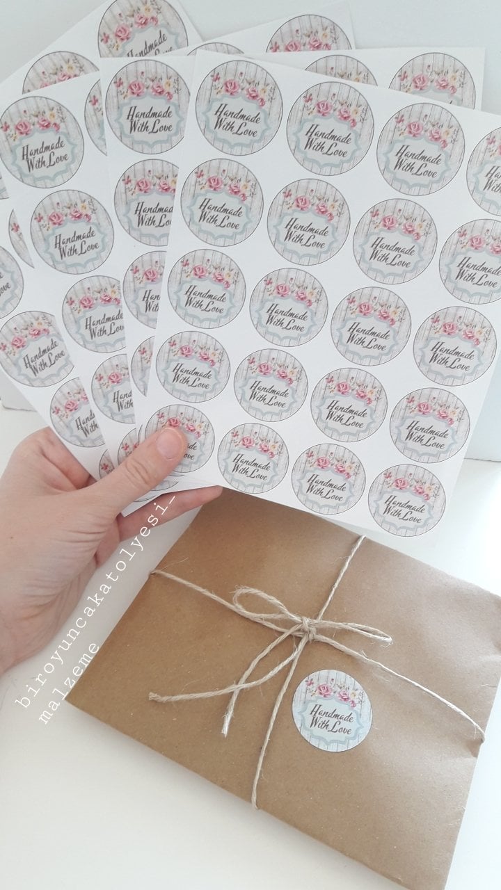 YAPIŞKANLI ETİKET 10'LU karışık