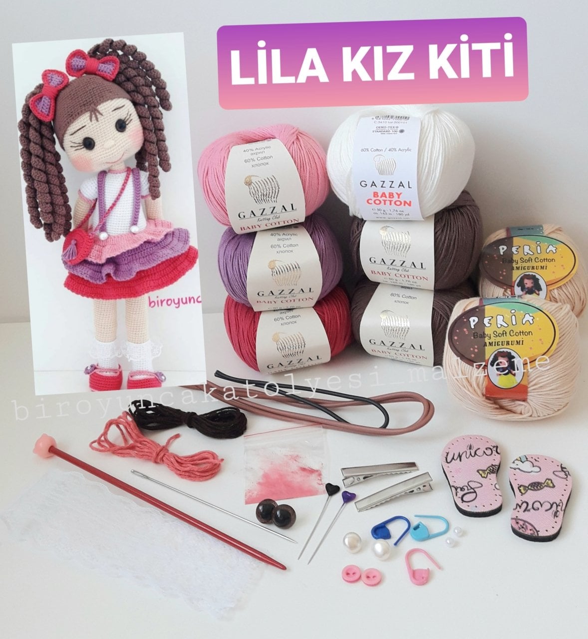 Lila Kız Kiti