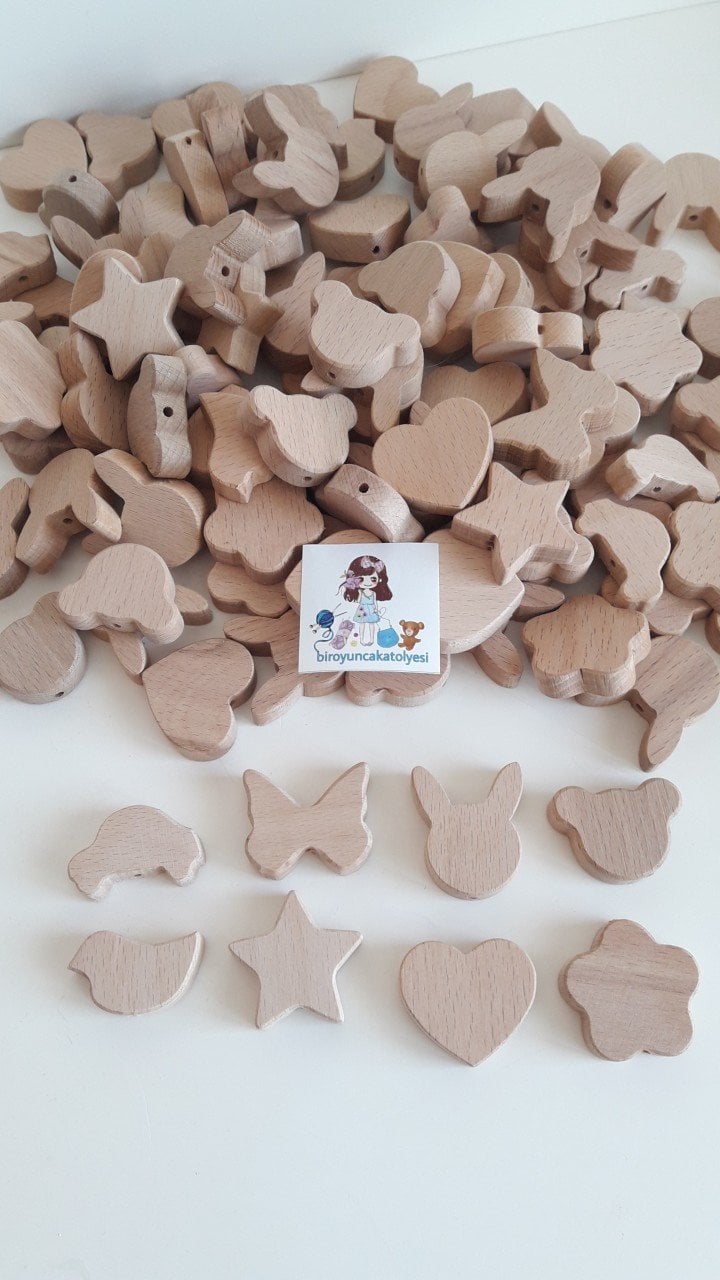 AHŞAP FİGÜRLÜ BONCUK