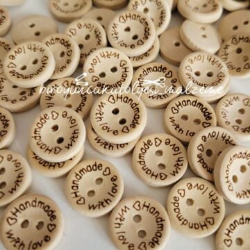 HANDMADE AHŞAP DÜĞME ADET