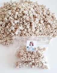 50'Lİ VE 100'LÜ AHŞAP HARF 100 ADETLİ PAKET