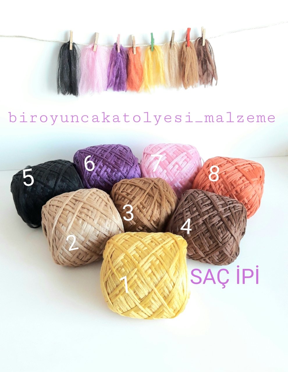 SENTETİK SAÇ İPİ