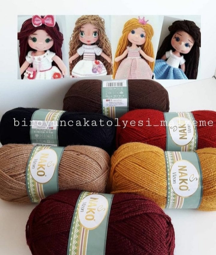 SAÇ İPİ (NAKO VİZON /SÜPER İNCİ/ BONBON)