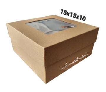 15x15x10 ASETAT PENCERELİ KUTU