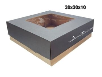 30x30x10 ASETAT PENCERELİ KUTU