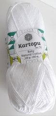 KARTOPU BABY NATURAL-  KIRIK BEYAZ