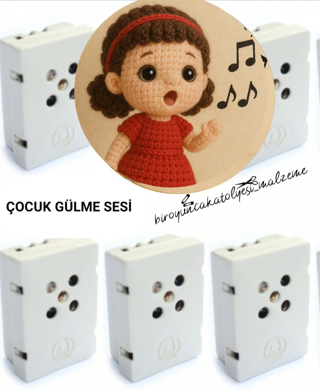 Amigurumi Çocuk Gülme Sesi