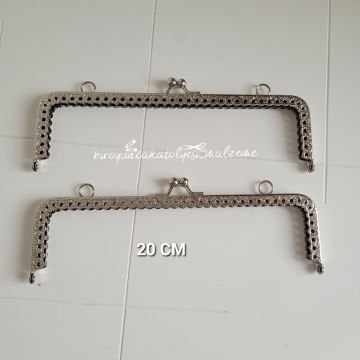 20 CM GÜMÜŞ  RENK BURS