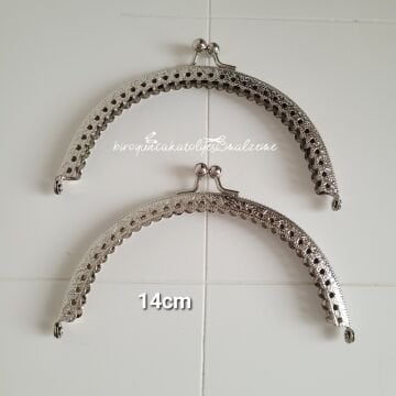 14 CM GÜMÜŞ  RENK CÜZDAN BURS