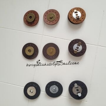 DERİLİ MIKNATISLI ÇANTA KİLİDİ