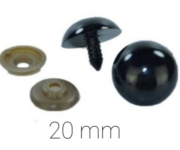 20 MM - 18MM SİYAH GÖZ