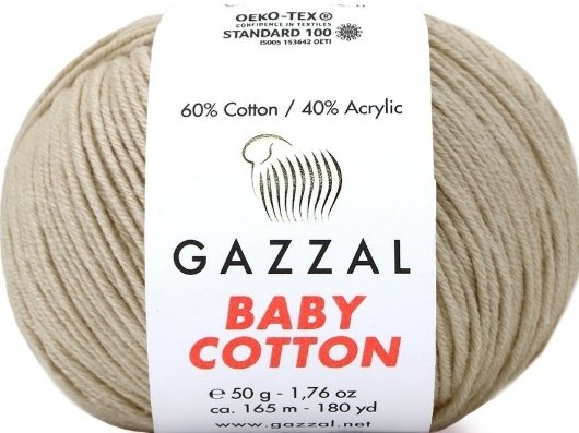 3446 GAZZAL BABY COTTON-  Bej