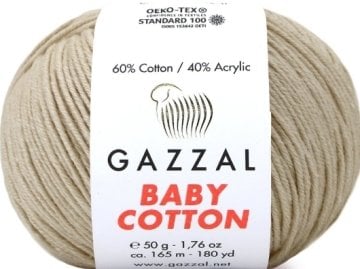 3446 GAZZAL BABY COTTON-  Bej