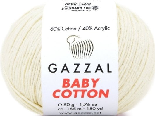 3437 GAZZAL BABY COTTON 50GR- Krem