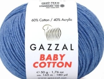 3431 GAZZAL BABY COTTON 50GR- Kot Mavisi
