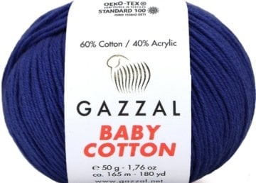 3438 GAZZAL BABY COTTON 50GR- Lacivert