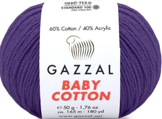 3440 GAZZAL BABY COTTON 50GR- Mor