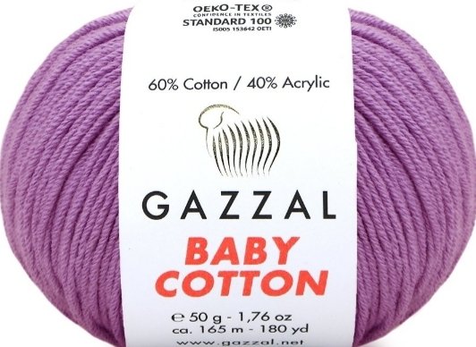 3414 GAZZAL BABY COTTON 50GR- Koyu Eflatun