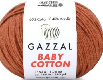 3454 GAZZAL BABY COTTON 50GR-Açık Tarçın