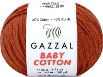 3453  GAZZAL BABY COTTON 50GR-Koyu Tarçın