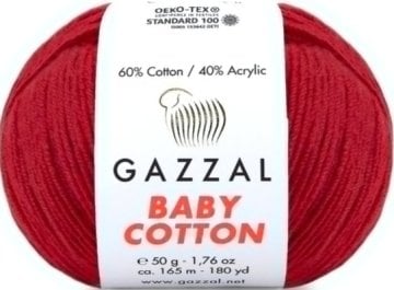 3439 GAZZAL BABY COTTON 50GR-Koyu Kırmızı