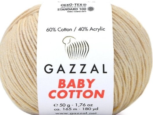 3445 GAZZAL BABY COTTON 50GR- Açık Bej