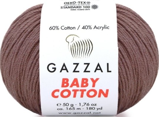 3455 GAZZAL BABY COTTON 50GR -Çikolatalı Kahve