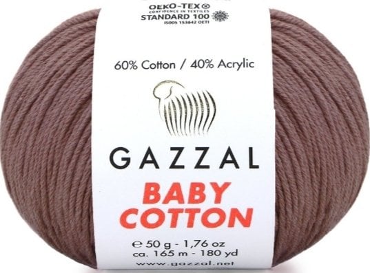 3455 GAZZAL BABY COTTON 50GR -Çikolatalı Kahve