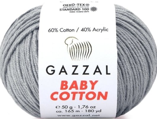 3430 GAZZAL BABY COTTON 50GR -Açık Gri