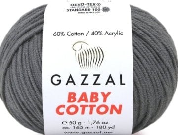 3450 GAZZAL BABY COTTON 50GR -Koyu Gri
