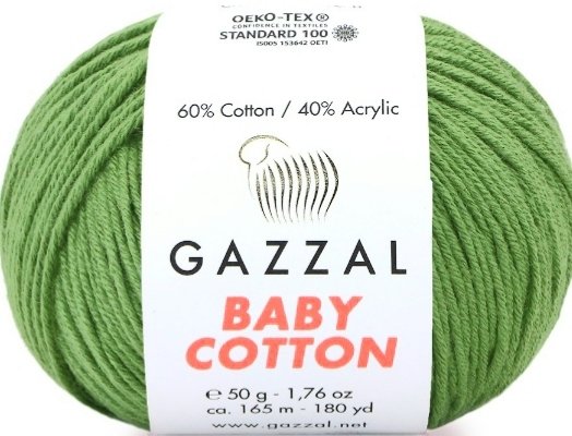3448 GAZZAL BABY COTTON 50GR - Yeşil