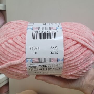 KARTOPU KADİFE- 777 PEMBE