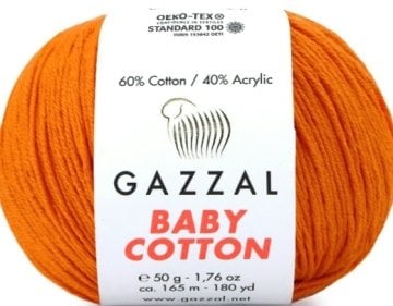 3419 GAZZAL BABY COTTON 50GR - Turuncu