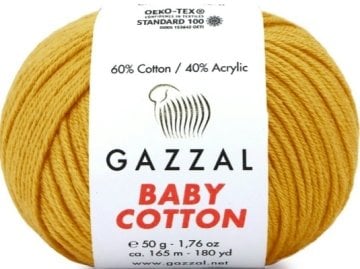 3447 GAZZAL BABY COTTON 50GR -Hardal