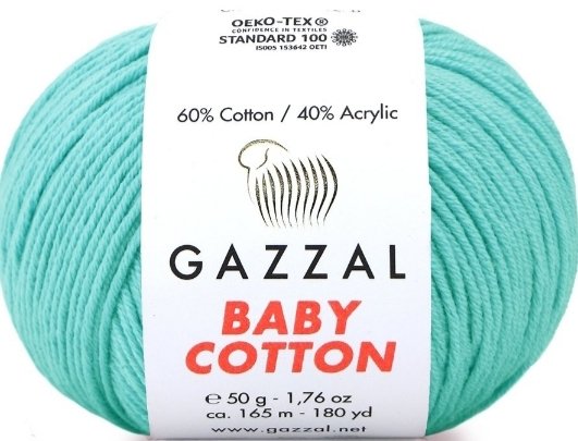 3452 GAZZAL BABY COTTON 50GR -Turkuaz