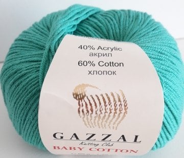3426 GAZZAL BABY COTTON 50GR -Koyu Su Yeşili