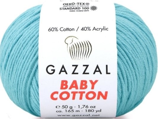 3451 GAZZAL BABY COTTON 50GR - Maviye Dönük Turkuaz
