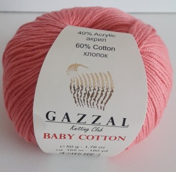 3435 GAZZAL BABY COTTON 50GR -Nar Çiçeği
