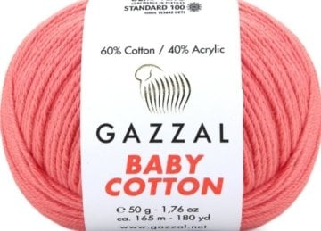 3435 GAZZAL BABY COTTON 50GR -Nar Çiçeği