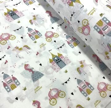 Küçük Prenses Poplin Kumaş