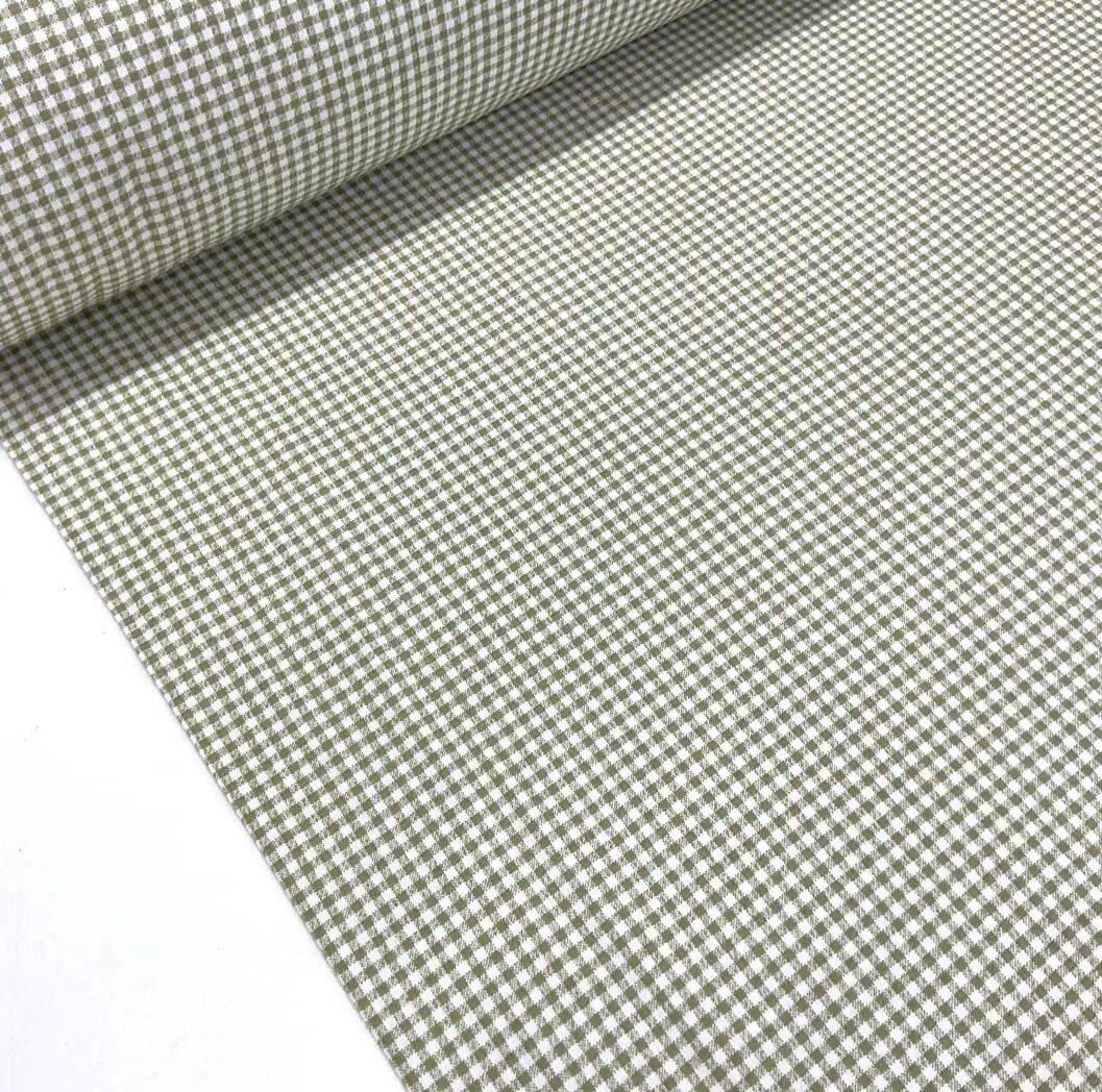 Yaprak Yeşili Pitikare Poplin Kumaş