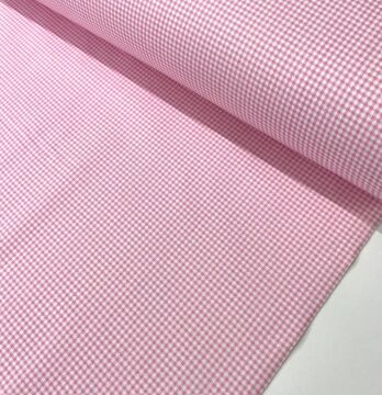 Pembe Pitikare Poplin Kumaş