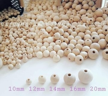 50 ADET  KARIŞIK  BONCUK 10MM +12MM +14MM