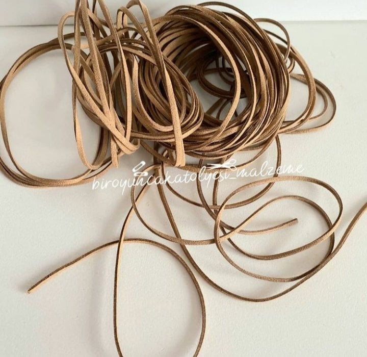 SÜET İP KAHVE RENGİ